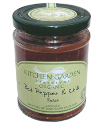 Kitchen Garden Organic Red Pepper & Chilli Relish (250g)