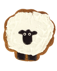 Image on Food Iced Gingerbread Sheep (60g)
