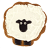 Image on Food Iced Gingerbread Sheep (60g)