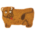 Image on Food Iced Gingerbread Cow (60g)