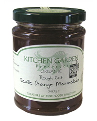 Kitchen Garden Organic Rough Cut Seville Orange Marmalade (340g)