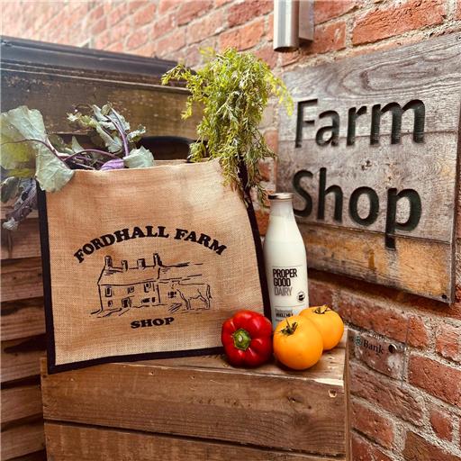 Fordhall Farm Jute Bag