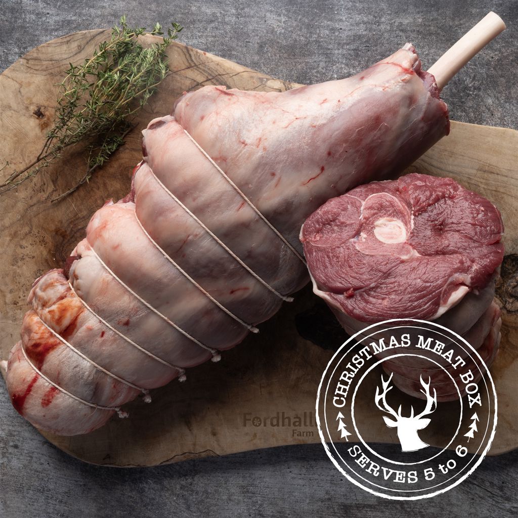 Fordhall Christmas Meat Box – Lamb Leg Bone In Serves 5-6