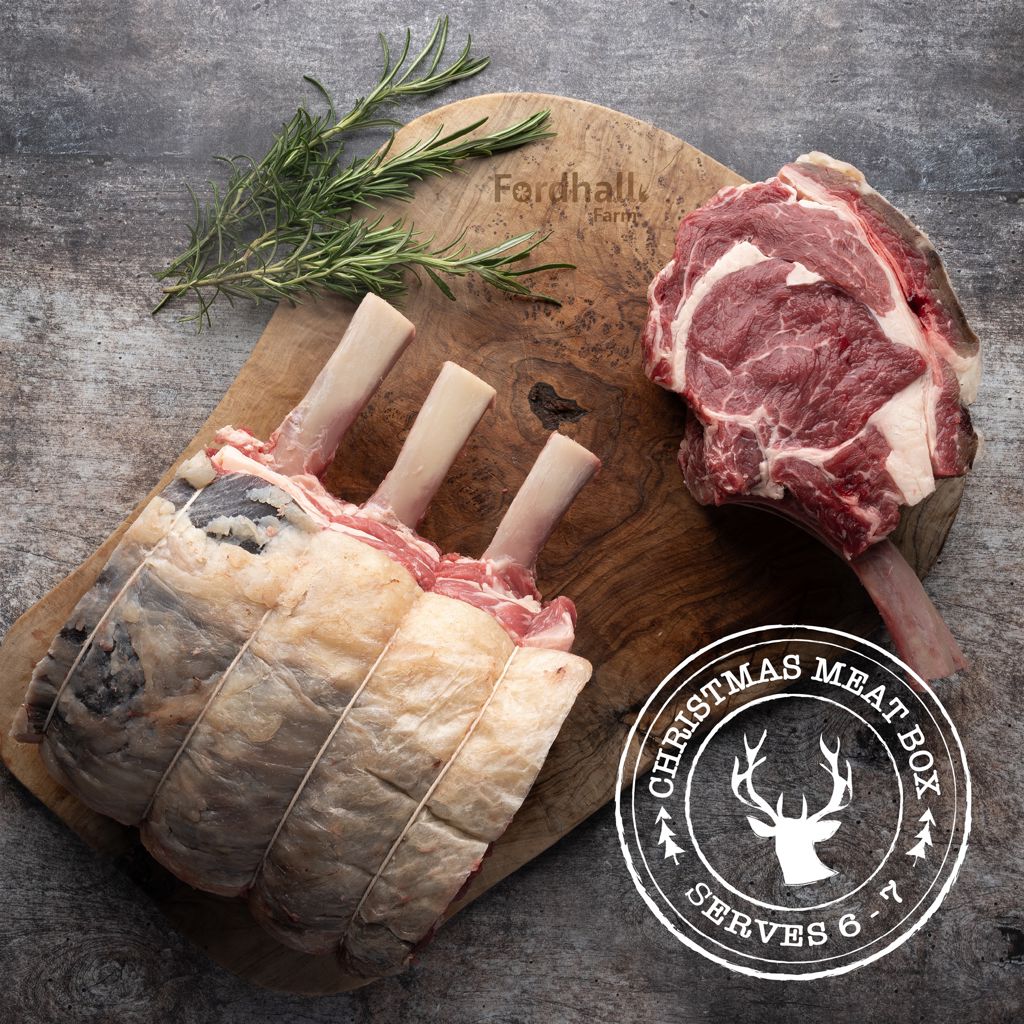 Fordhall Christmas Meat Box - Beef Fore Rib Joint Serves 6-7