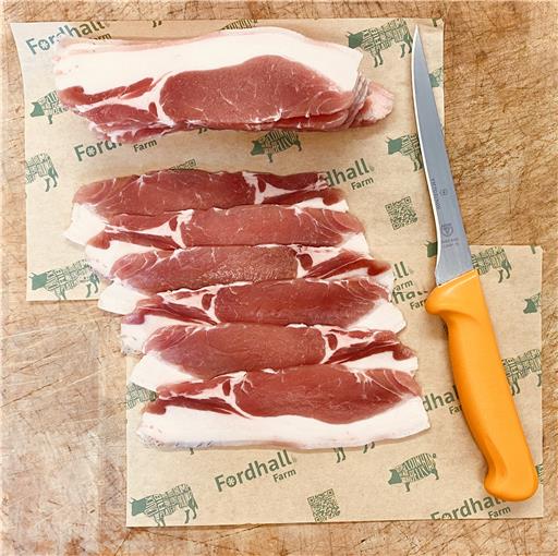 Buy Bacon Dry Cured Back Bacon Bulk Bag Fordhall Farm