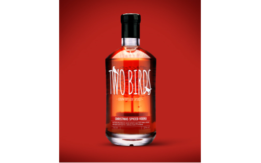 Two Birds Christmas Spices & English Vodka 20cl - 32%