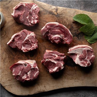 Lamb Shoulder Steaks- Boneless- Bulk Buy 2.5kg