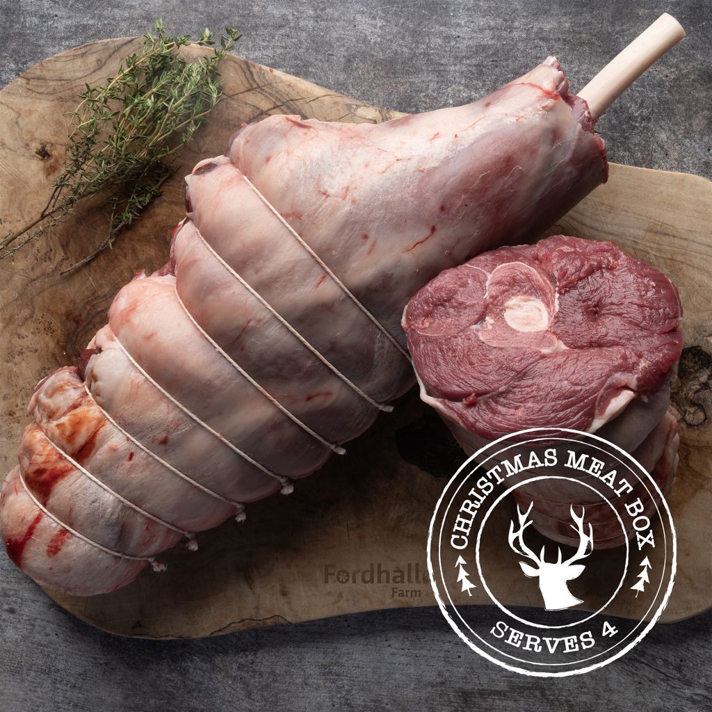 Fordhall Christmas Meat Box – Lamb Leg Bone In Serves 4