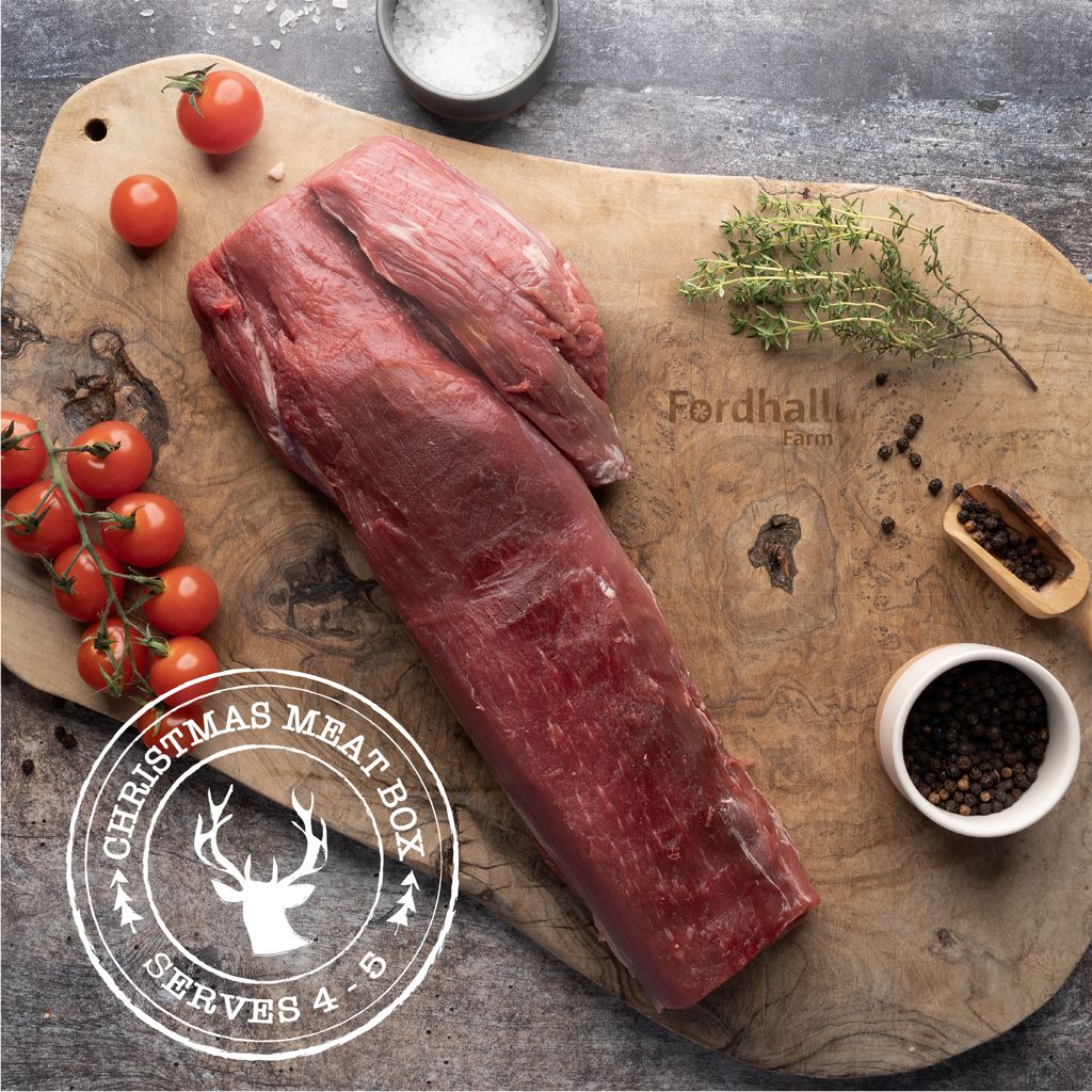Fordhall Christmas Meat Box - Beef Fillet Joint Serves 4-5
