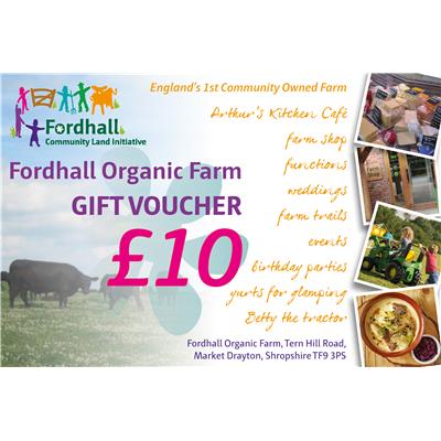 £10.00 Fordhall Farm Gift Voucher