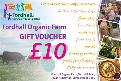 £10.00 Fordhall Farm Gift Voucher