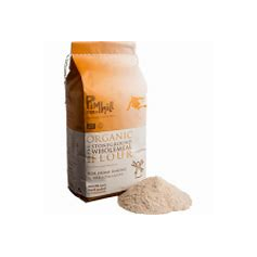 stoneground organic wholemeal flour