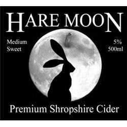 Cider - Hare Moon Medium Sweet Cider 500ml