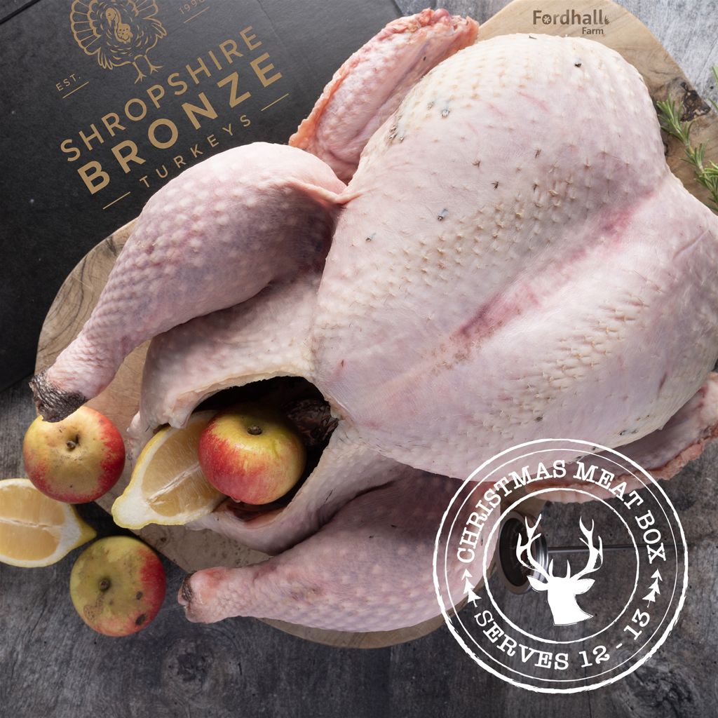 Family Christmas Meat Box - Whole Turkey Serves 12-13