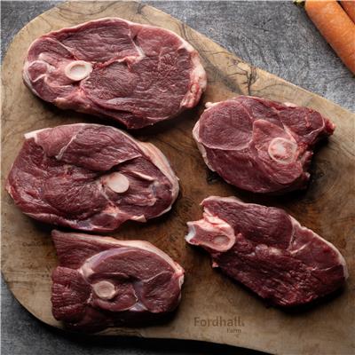 Lamb Leg Steaks Bone In Bulk Buy