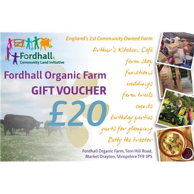 £20.00 Fordhall Farm Gift Voucher