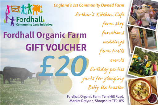 £20.00 Fordhall Farm Gift Voucher