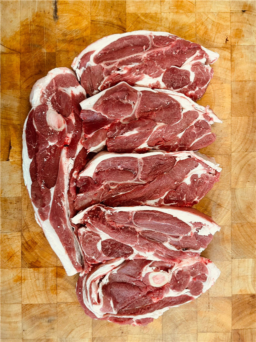 Lamb Shoulder Steaks- Bone In- Bulk Buy 2.5kg
