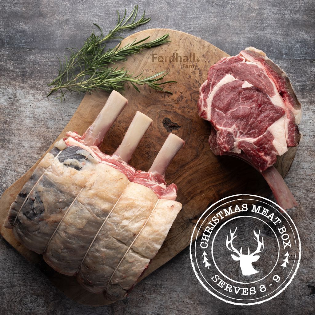 Fordhall Christmas Meat Box - Beef Fore Rib Joint Serves 8-9