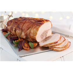 Sage & Onion Stuffed Turkey Breast topped with streaky bacon (1.5kg)