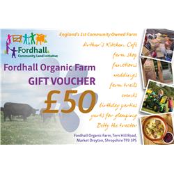£50.00 Fordhall Farm Gift Voucher