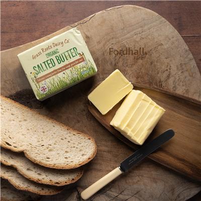 Grass Roots Dairy Organic Salted Butter 250g