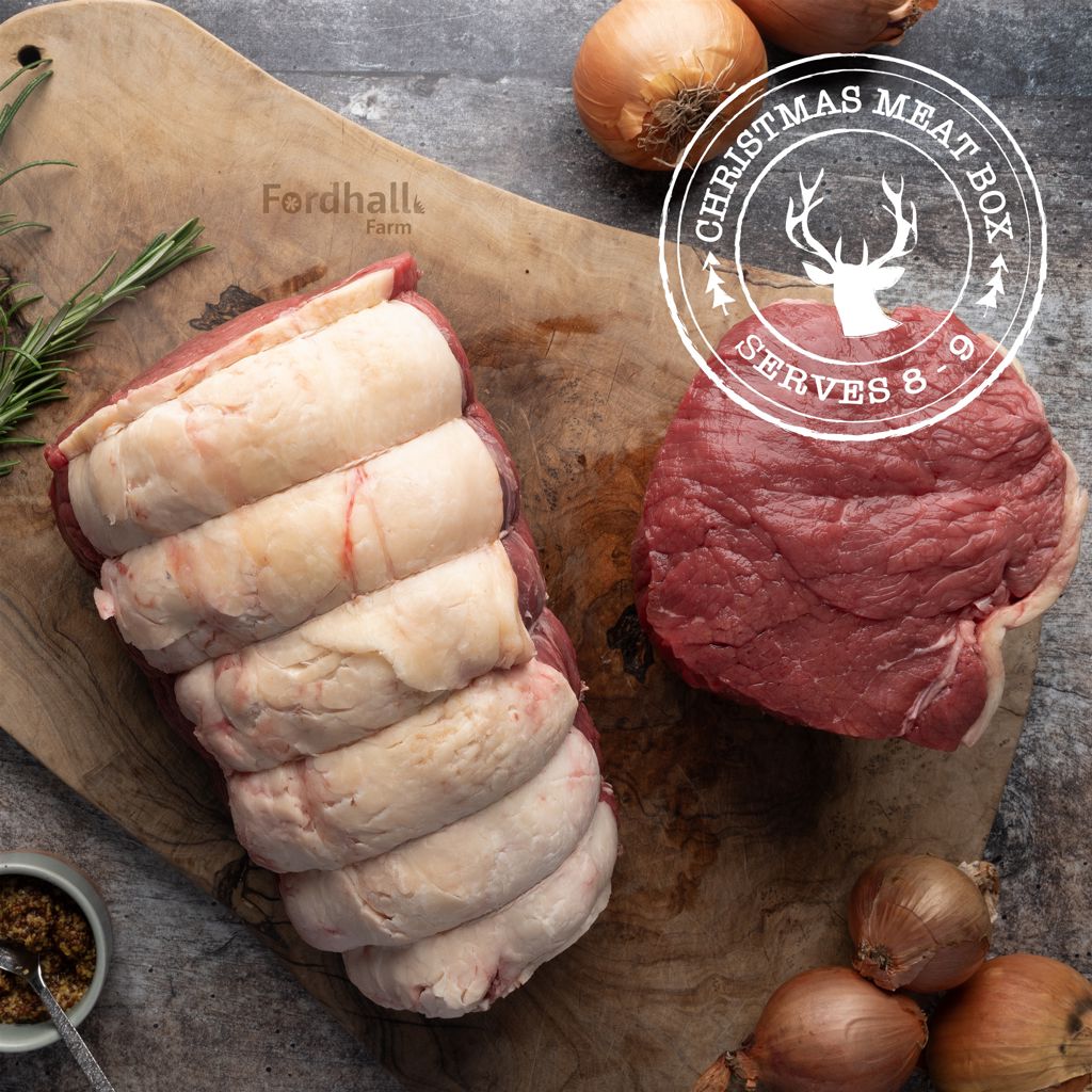 Fordhall Christmas Meat Box - Beef Topside Joint Serves 8-9